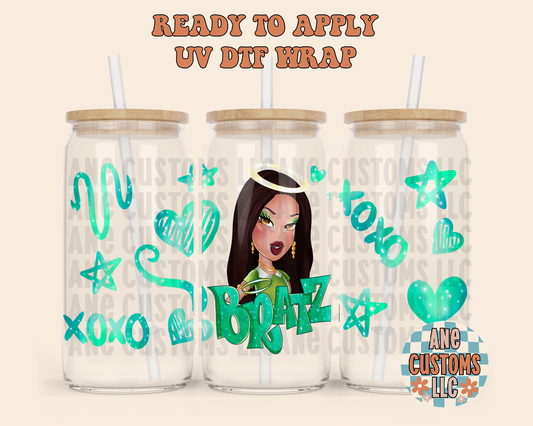 Xoxo green B UVDTF WRAP