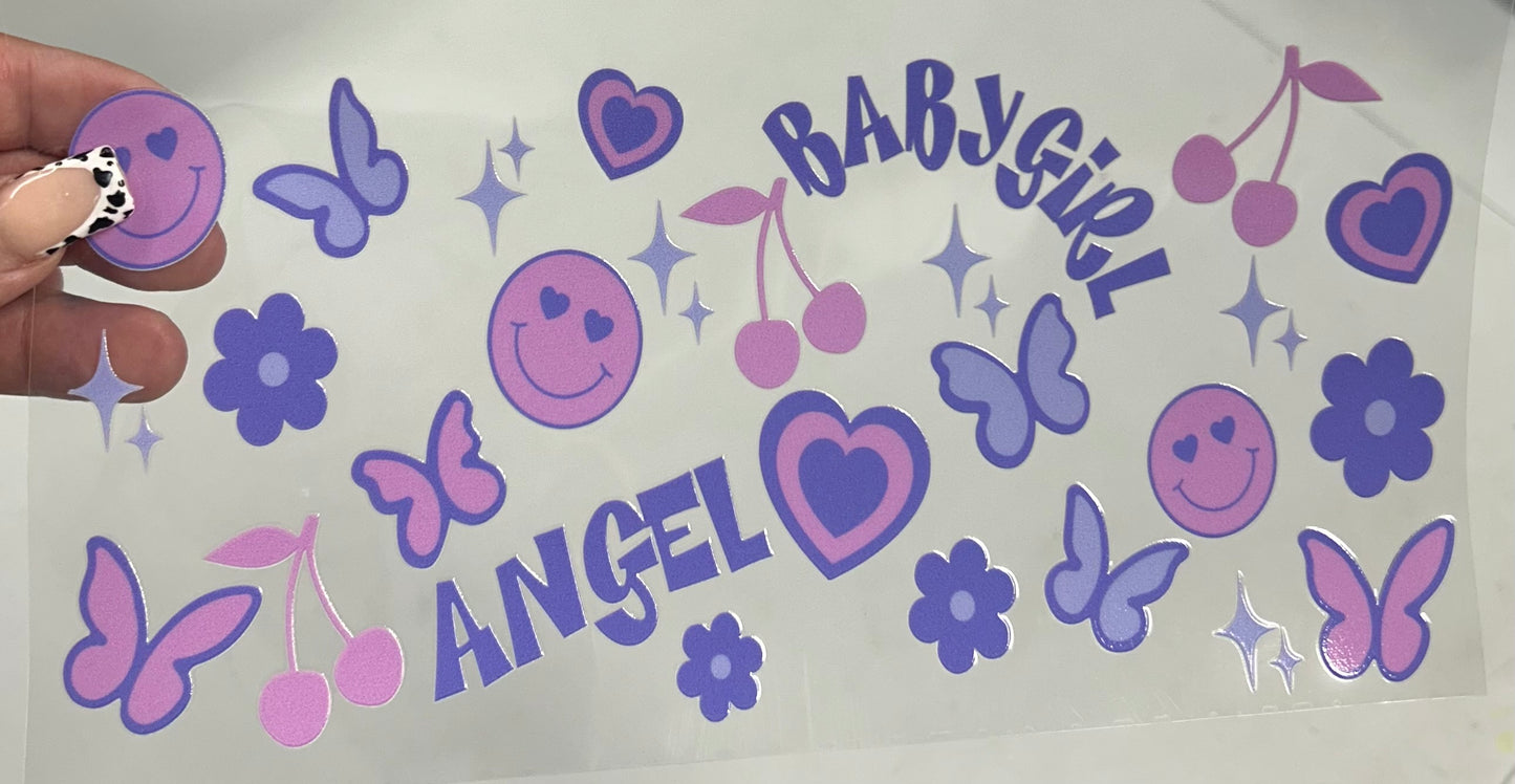 Baby girl UVDTF WRAP