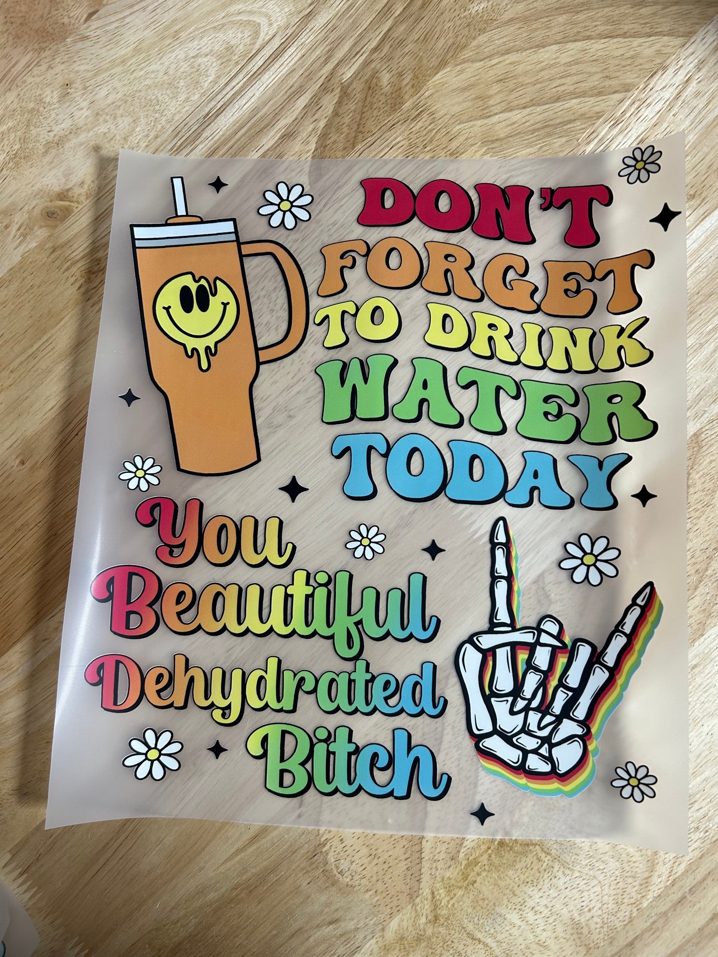 Don’t forget to drink water