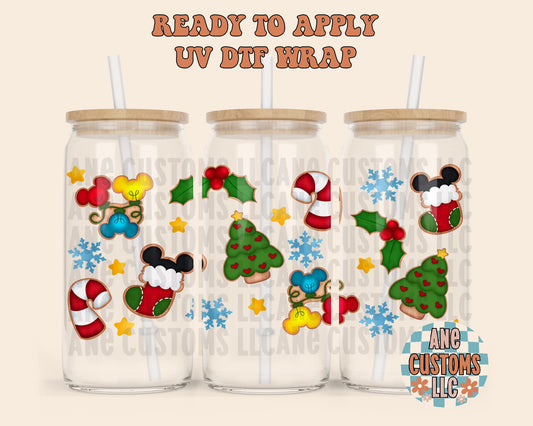 Christmas cookies UVDTF WRAP