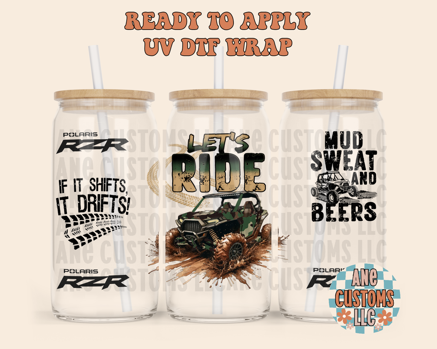 Let’s ride UVDTF WRAP