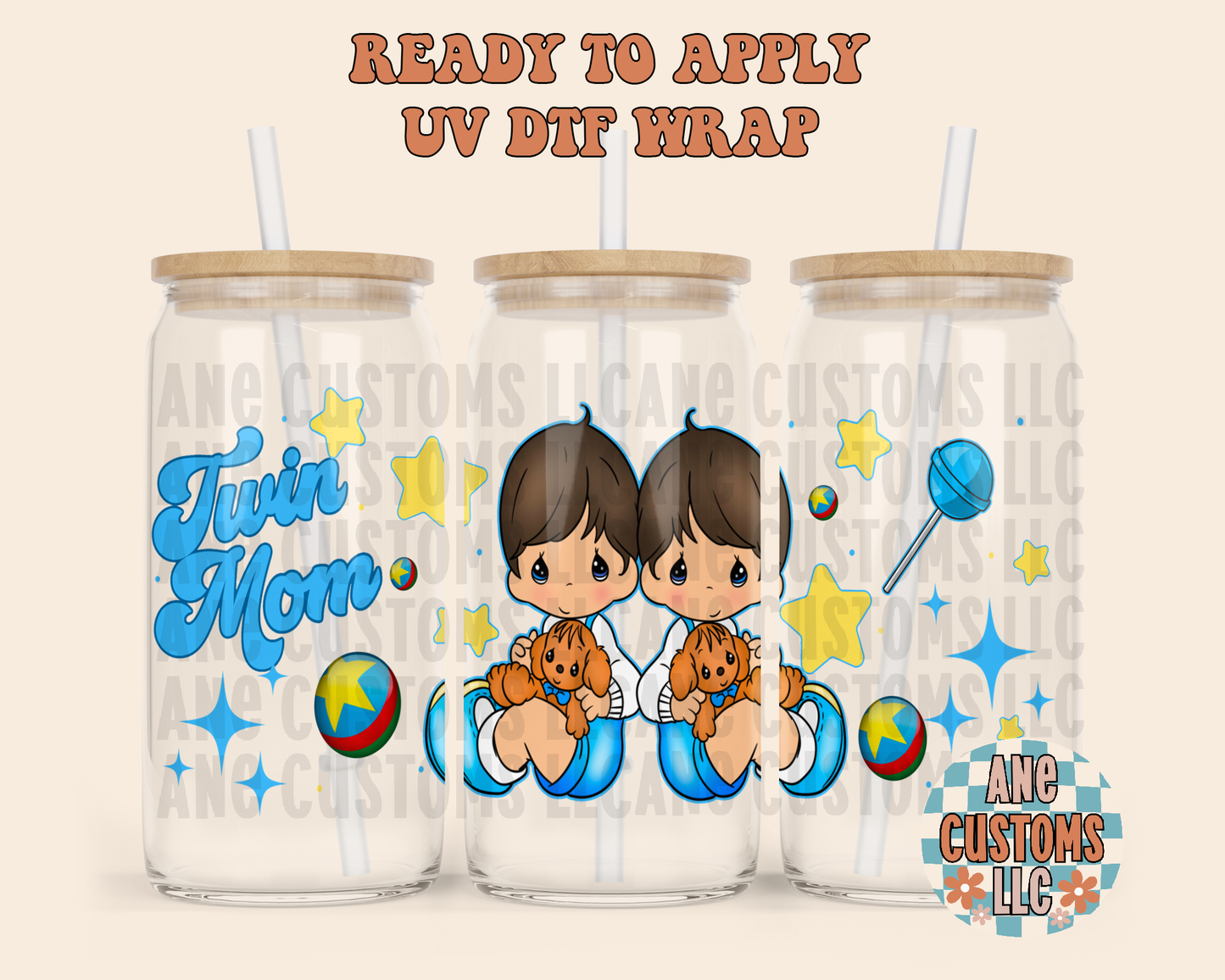 Twin mom UVDTF WRAP