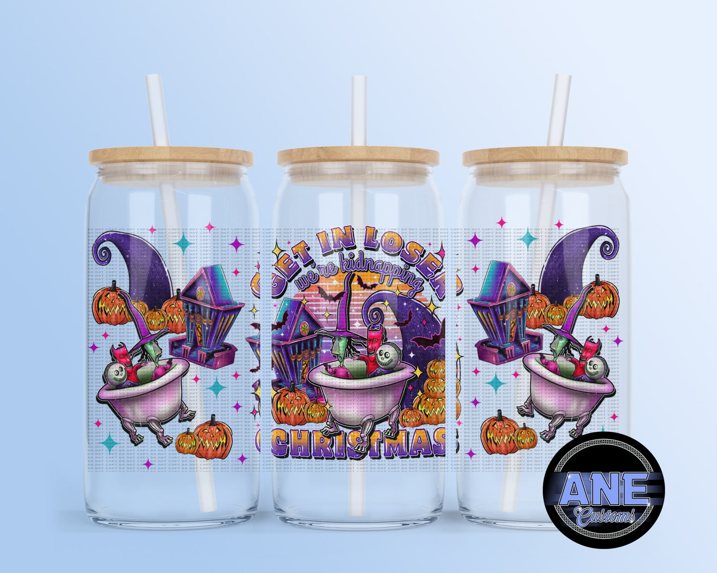 Get in looser we’re kidnapping Christmas UVDTF WRAP