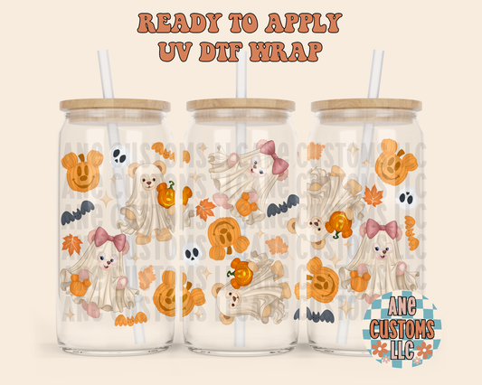 Bear/ghost UVDTF WRAP