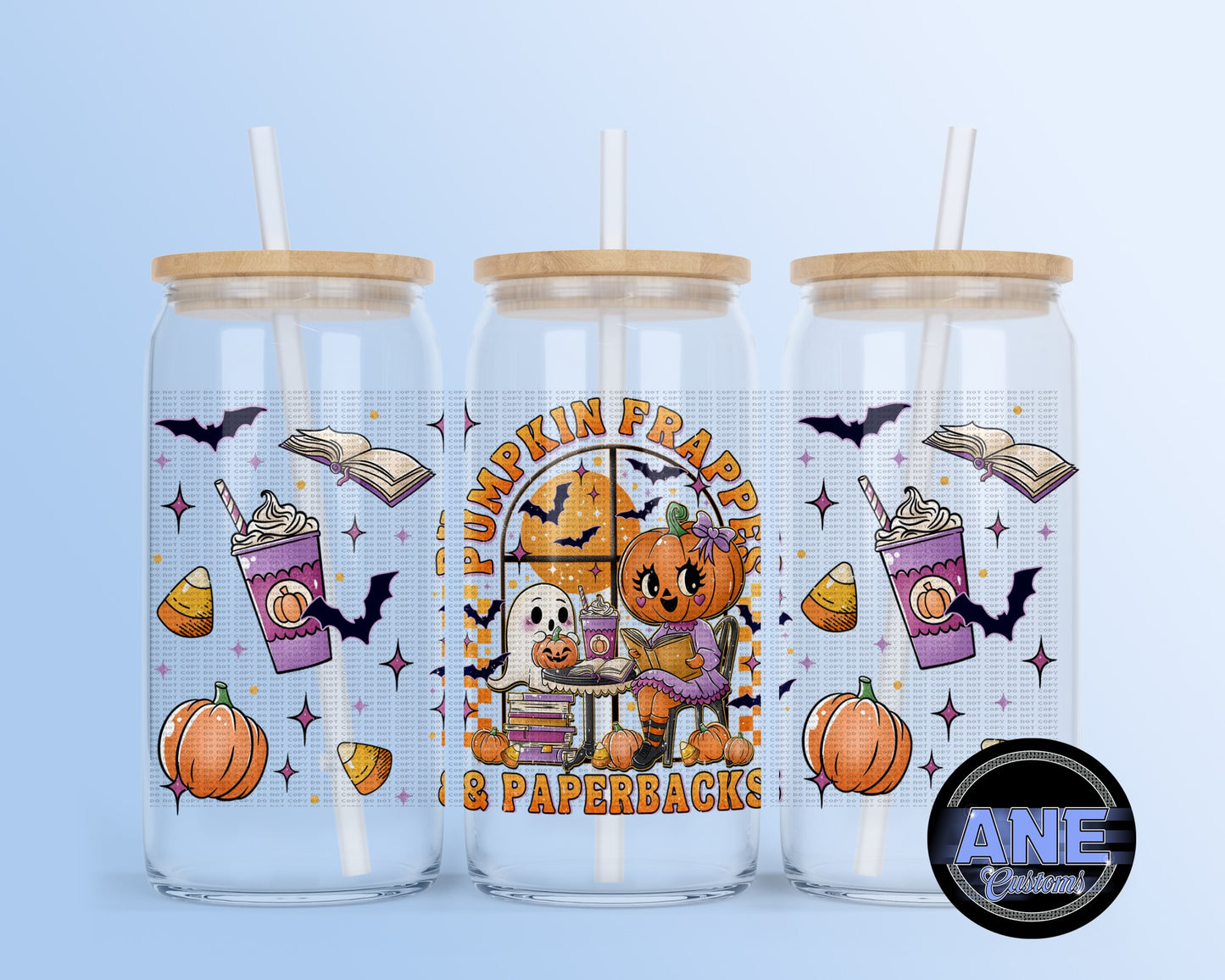 Pumpkin frappes UVDTF