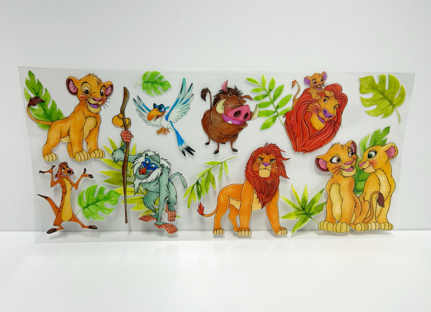 Lion & friends UVDTF WRAP