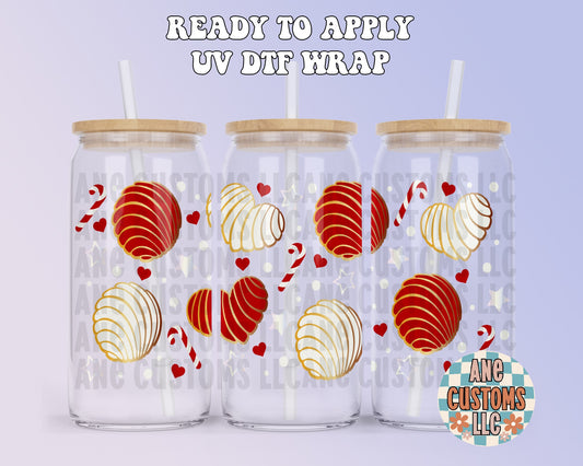 Red Snowflakes & conchas