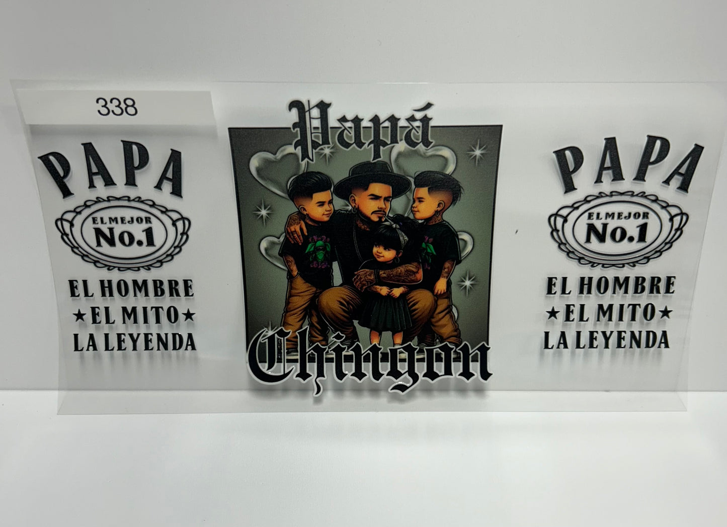 Papa chingon #338 UVDTF WRAP