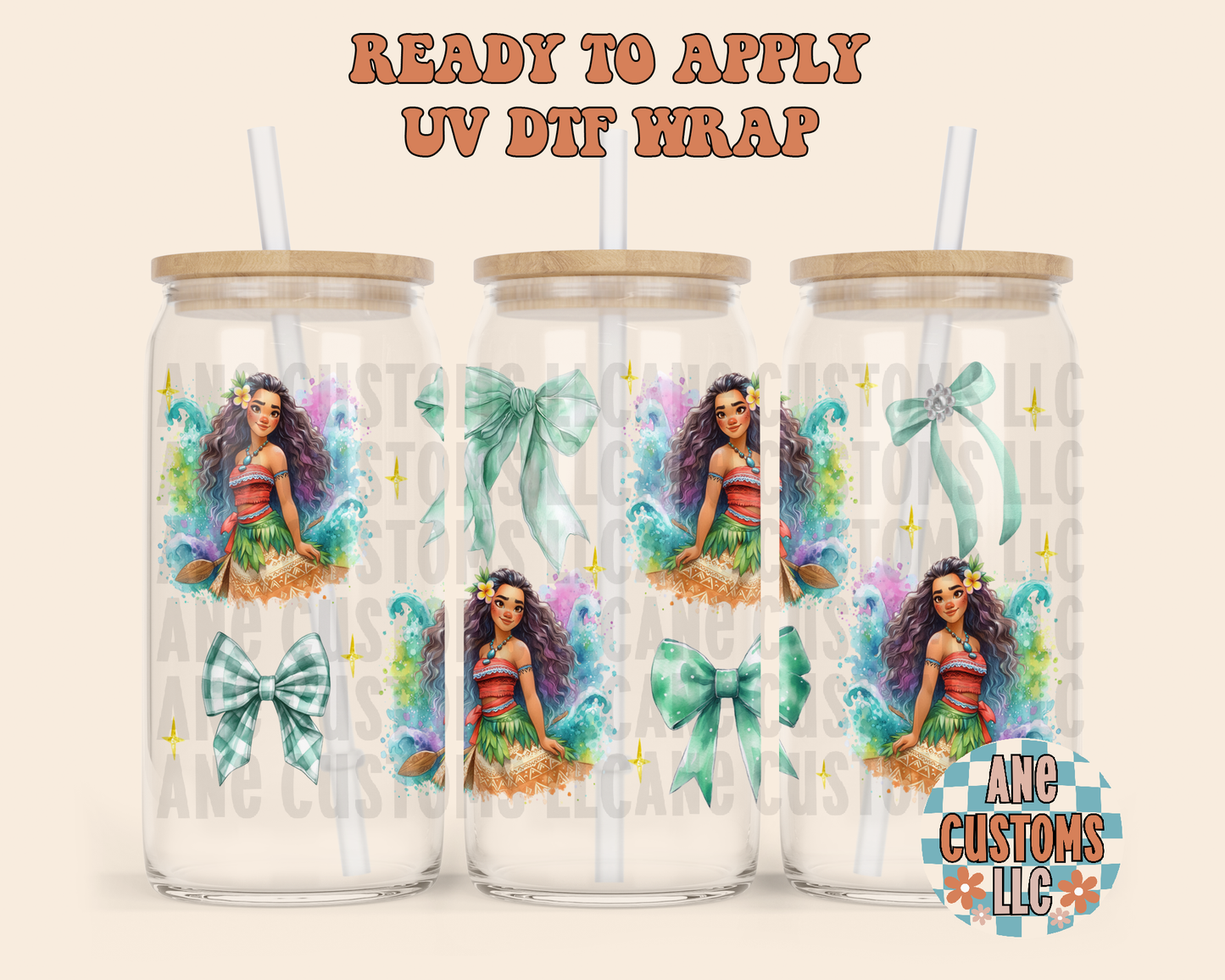 Bows M ocean UVDTF WRAP