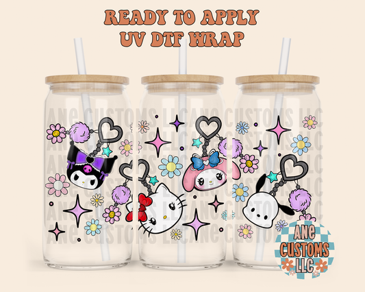 Keychains HK UVDTF WRAP