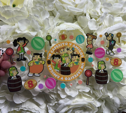 Un cafecito con amigos UVDTF WRAP