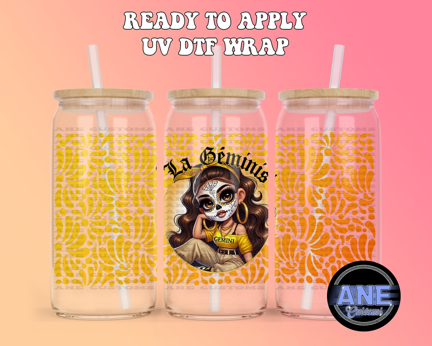 La geminis dia de los muertos UVDTF