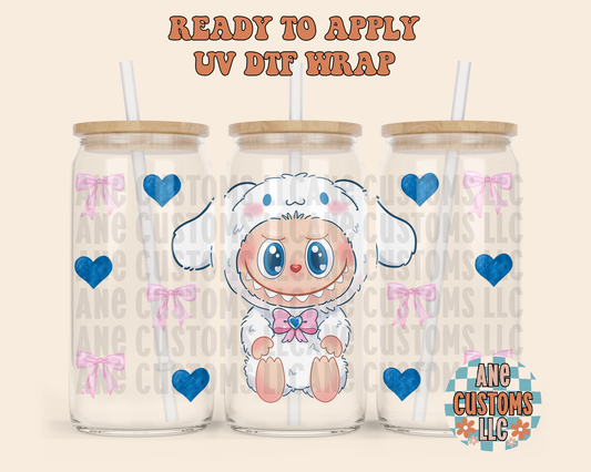 LBB blue hearts UVDTF WRAP