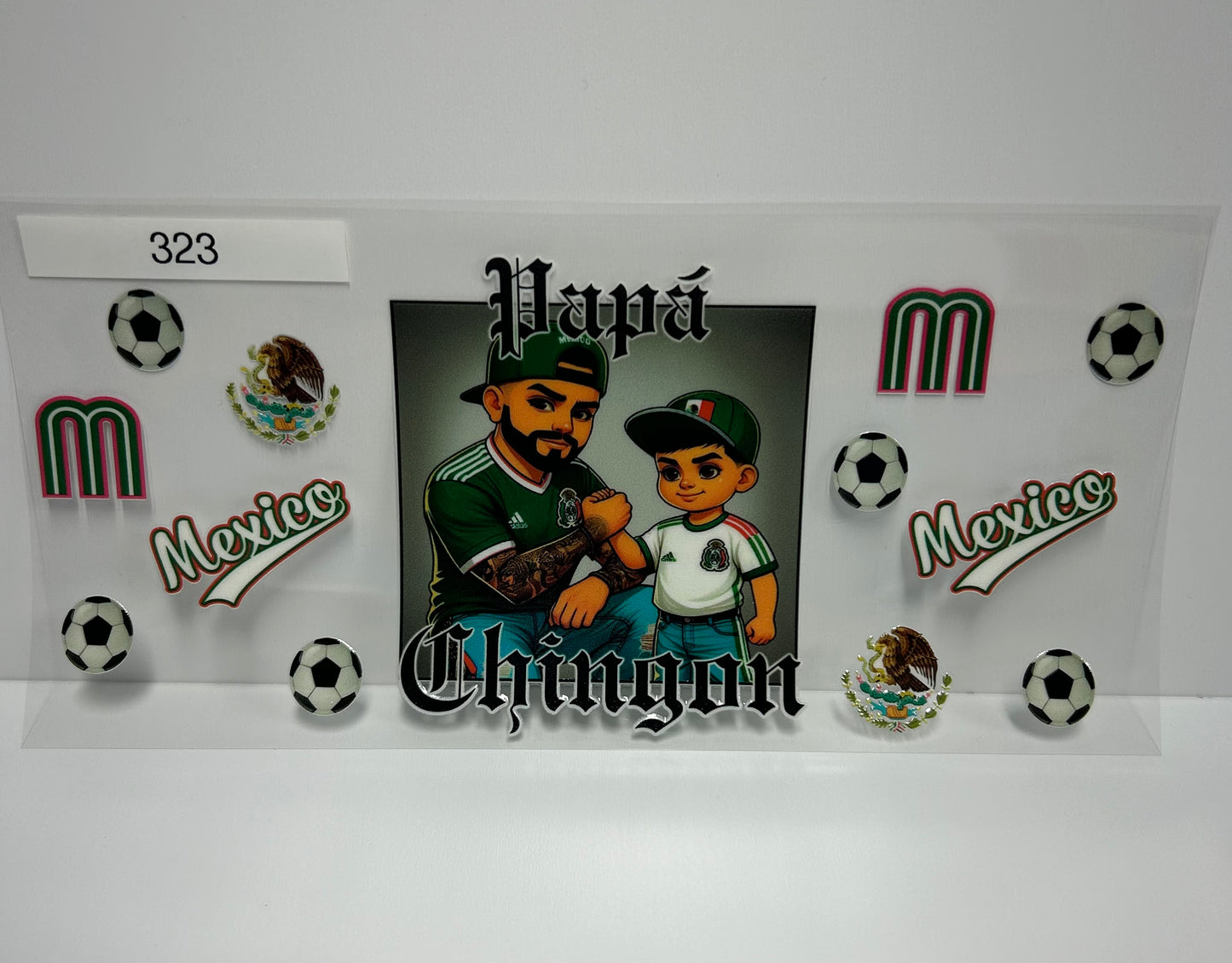 Papa chingon #323 UVDTF WRAP