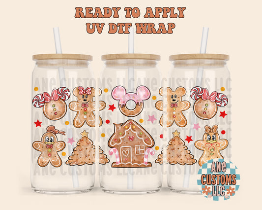 Gingerbread cookies UVDTF