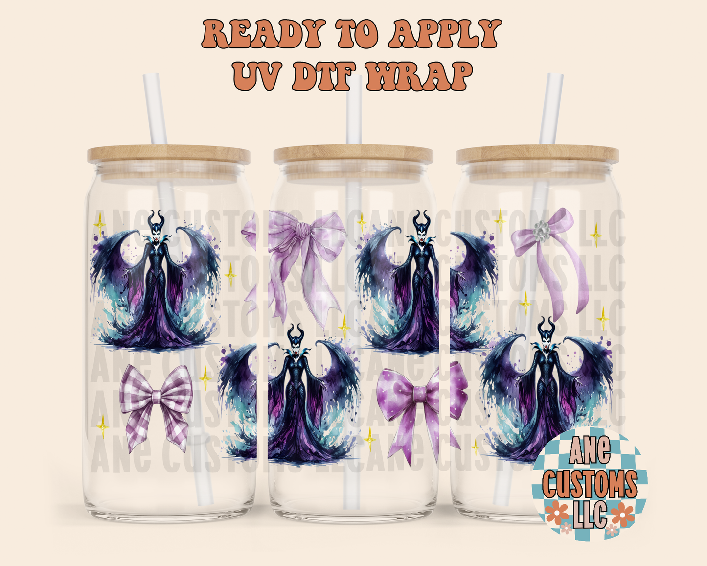 Bows evil M UVDTF WRAP