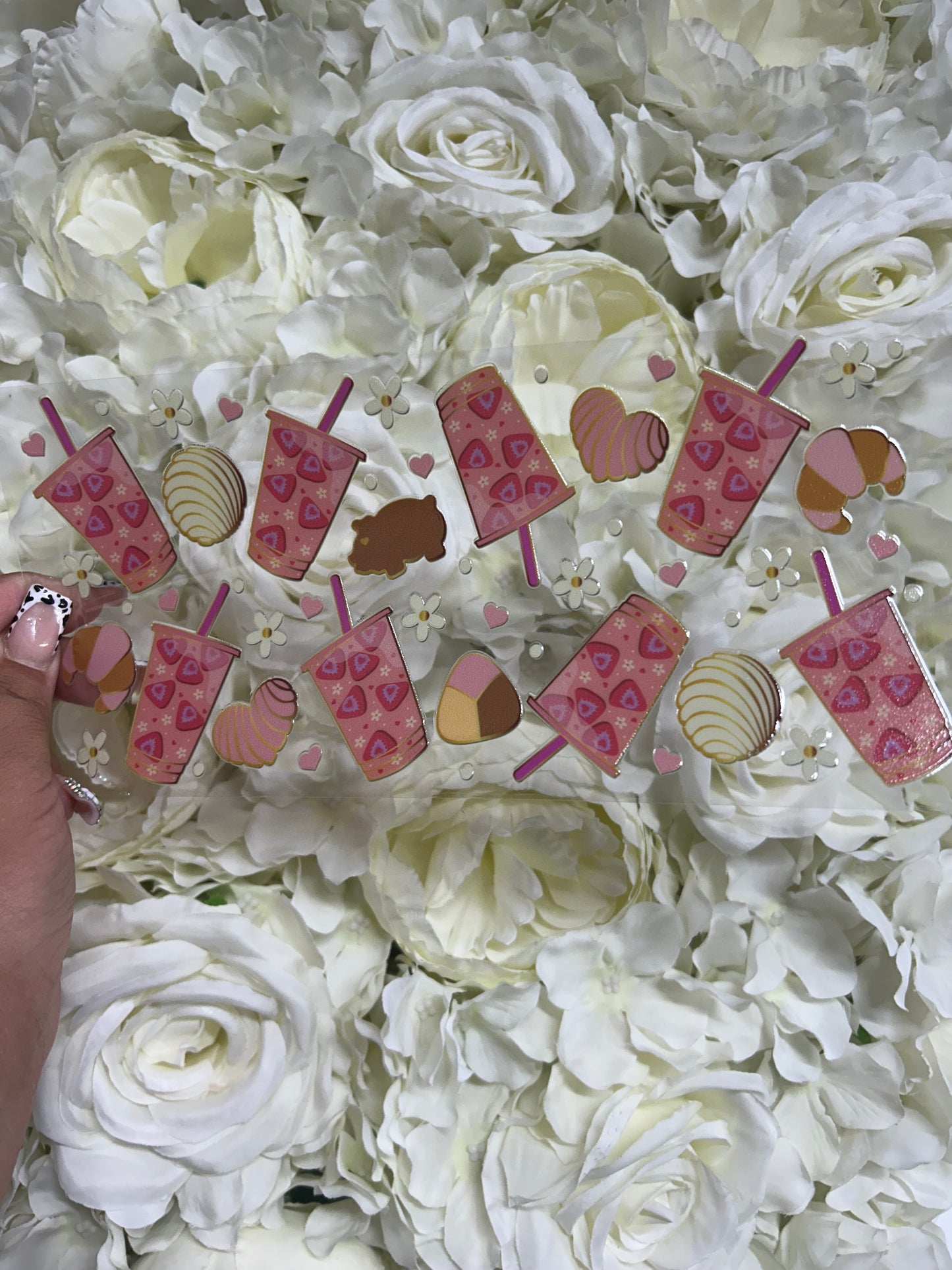 Fresas con conchas UVDTF WRAP