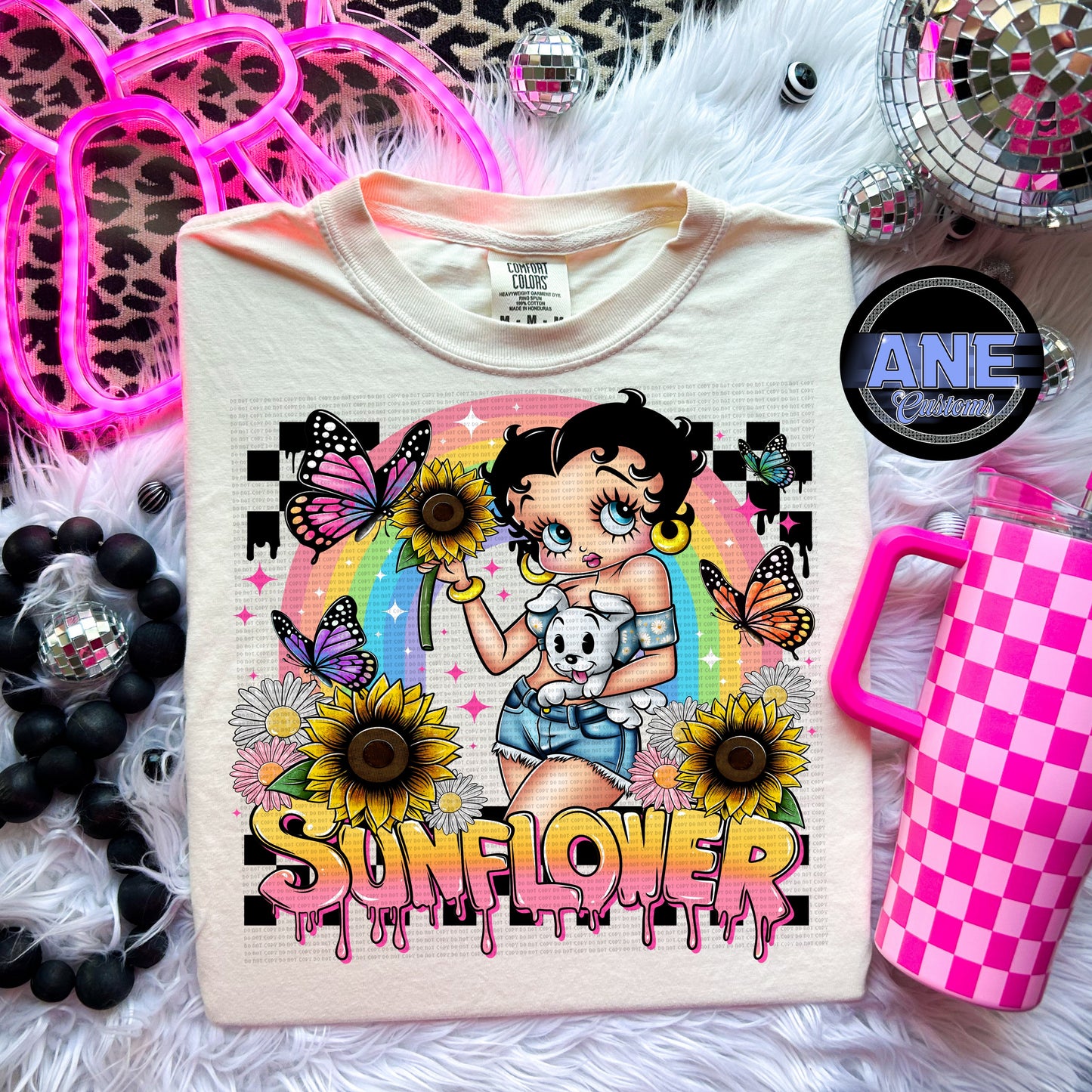 Sunflower & butterfly’s