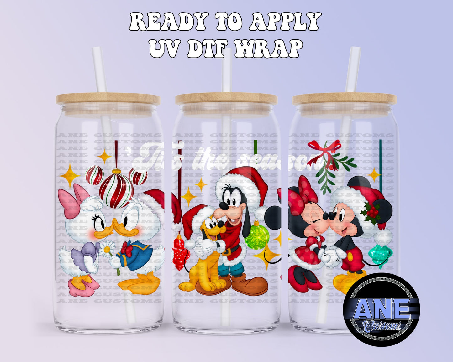 M & friends christmas 2 UVDTF WRAP