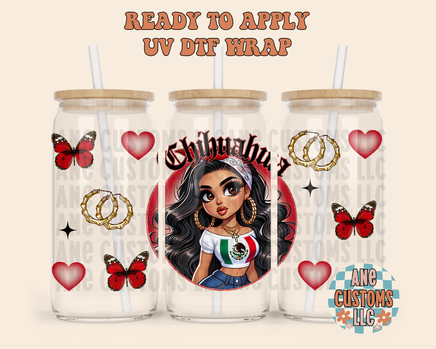 Chihuahua UVDTF WRAP