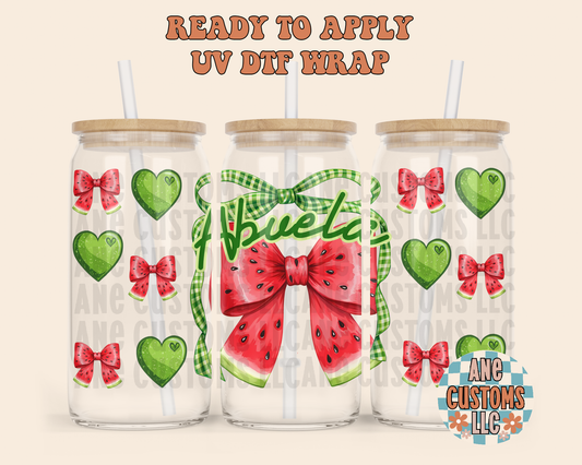 Watermelon abuela UVDTF WRAP