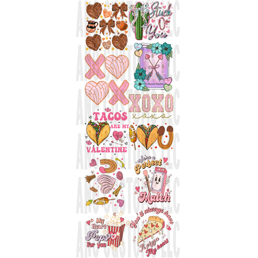 Hispanic valentine #3 gangsheet