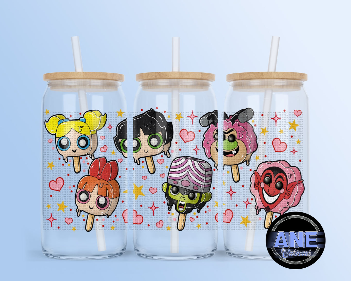 PP girls ice cream UVDTF