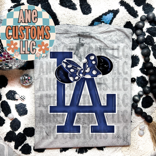 Blue LA bow