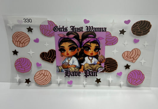 Girls just wanna have pan UVDTF WRAP