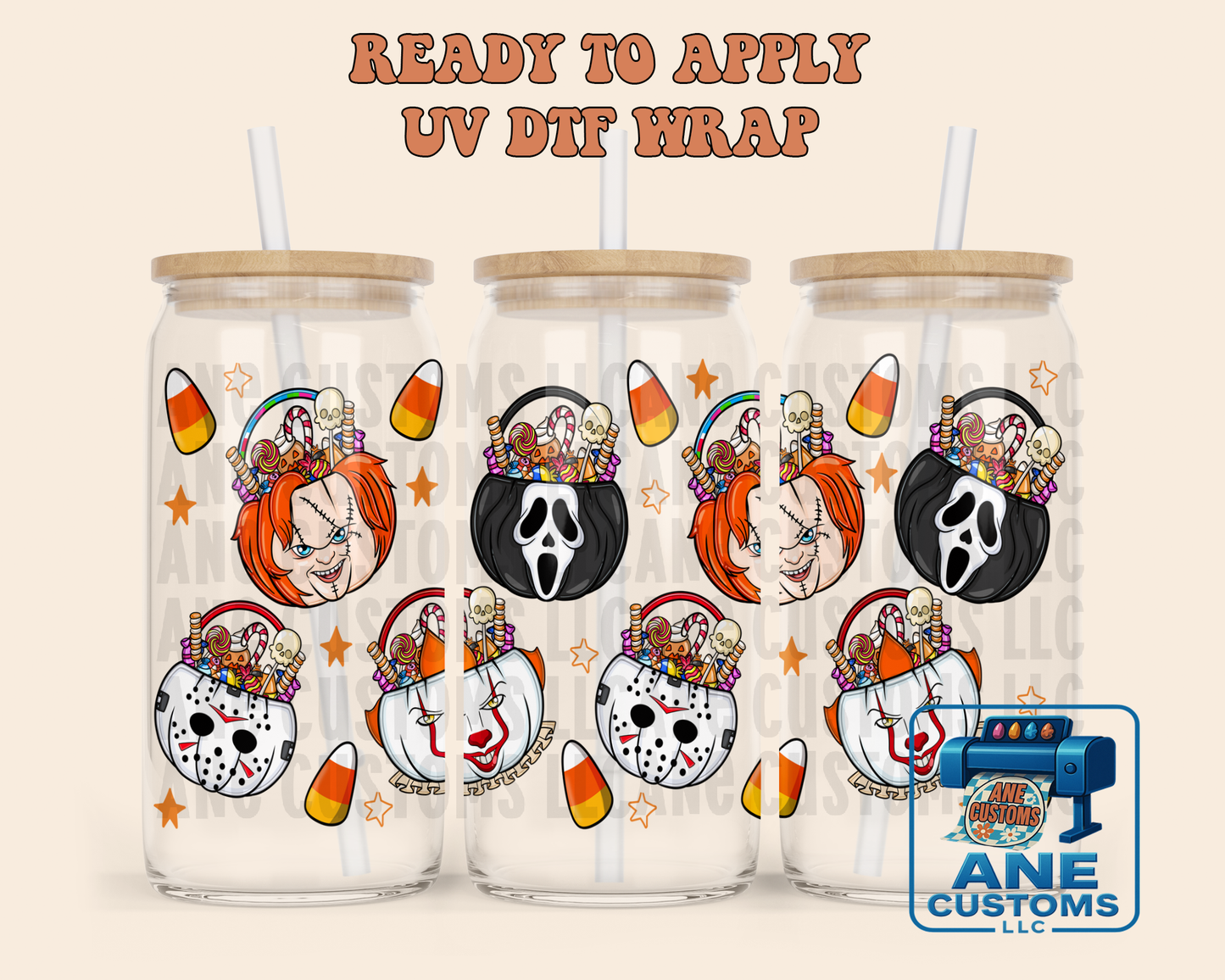 Trick o treat UVDTF WRAP