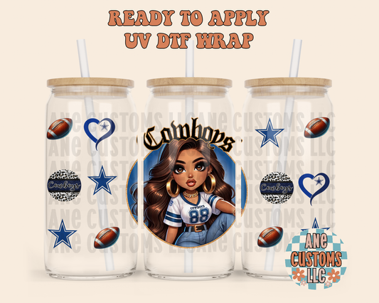 Chicana Girl CB UVDTF WRAP