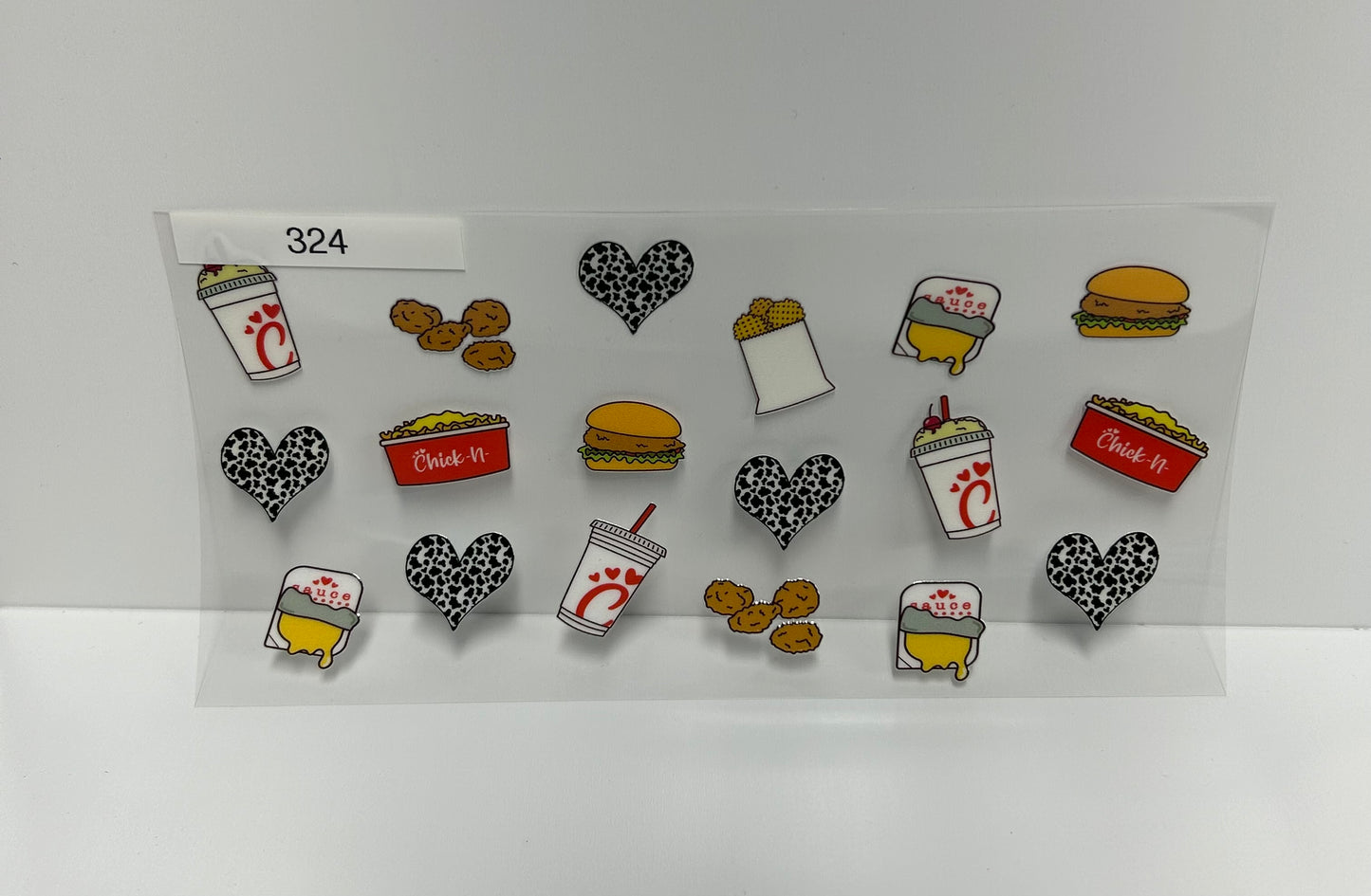 Chicken nuggets UVDTF WRAP