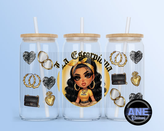 La escorpiona yellow UVDTF WRAP