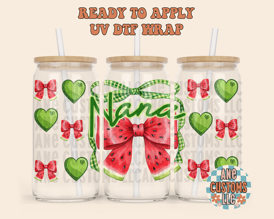 Watermelon nana UVDTF WRAP