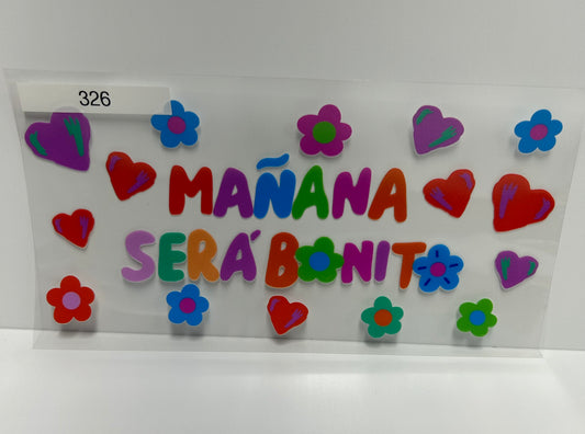 Mañana será bonita UVDTF WRAP