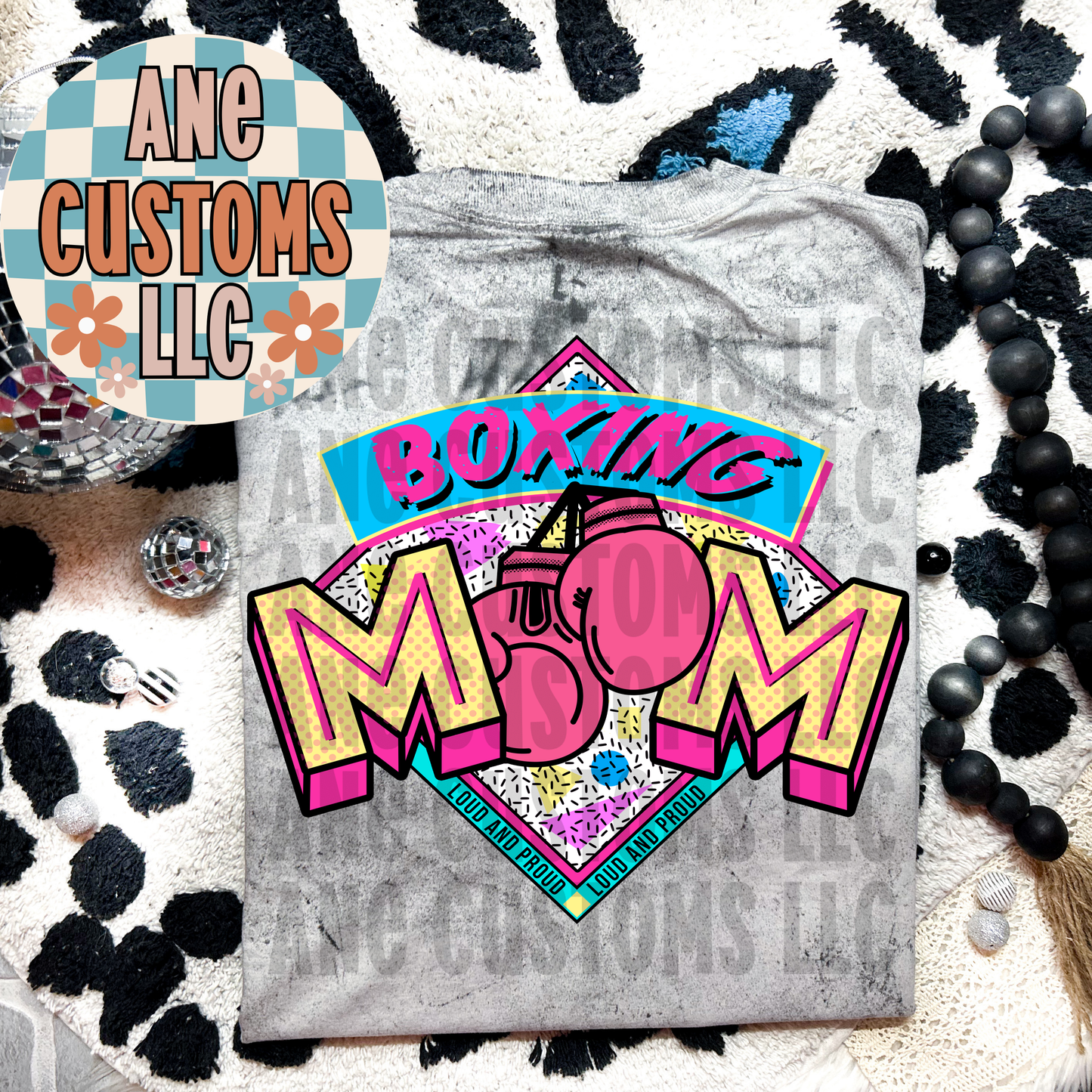 Boxing mom loud and proud