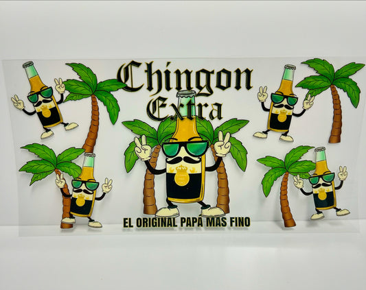 Chingón extra UVDTF WRAP