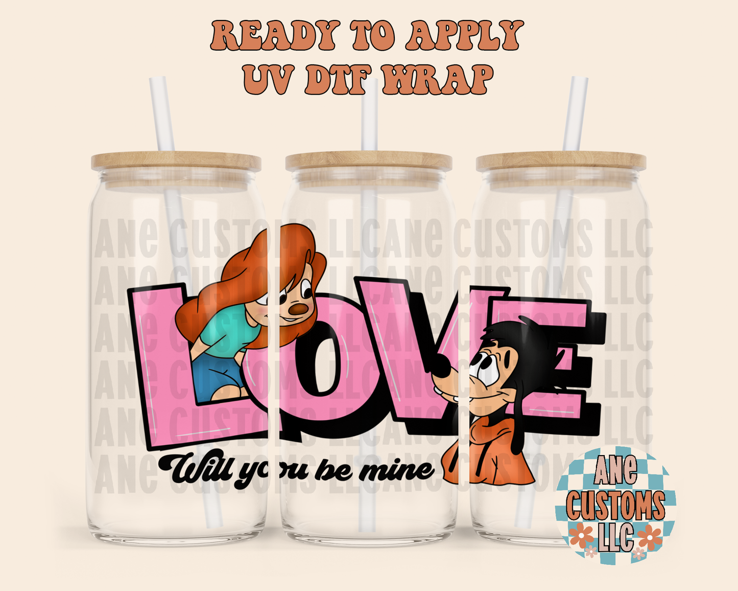 Will you be mine? UVDTF WRAP