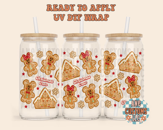 M&M gingerbread house UVDTF