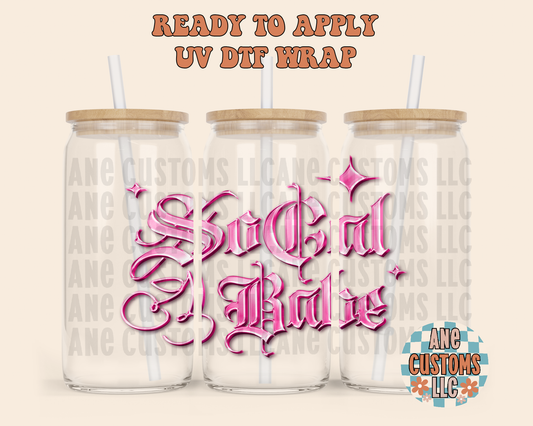 so cal babe pink UVDTF WRAP
