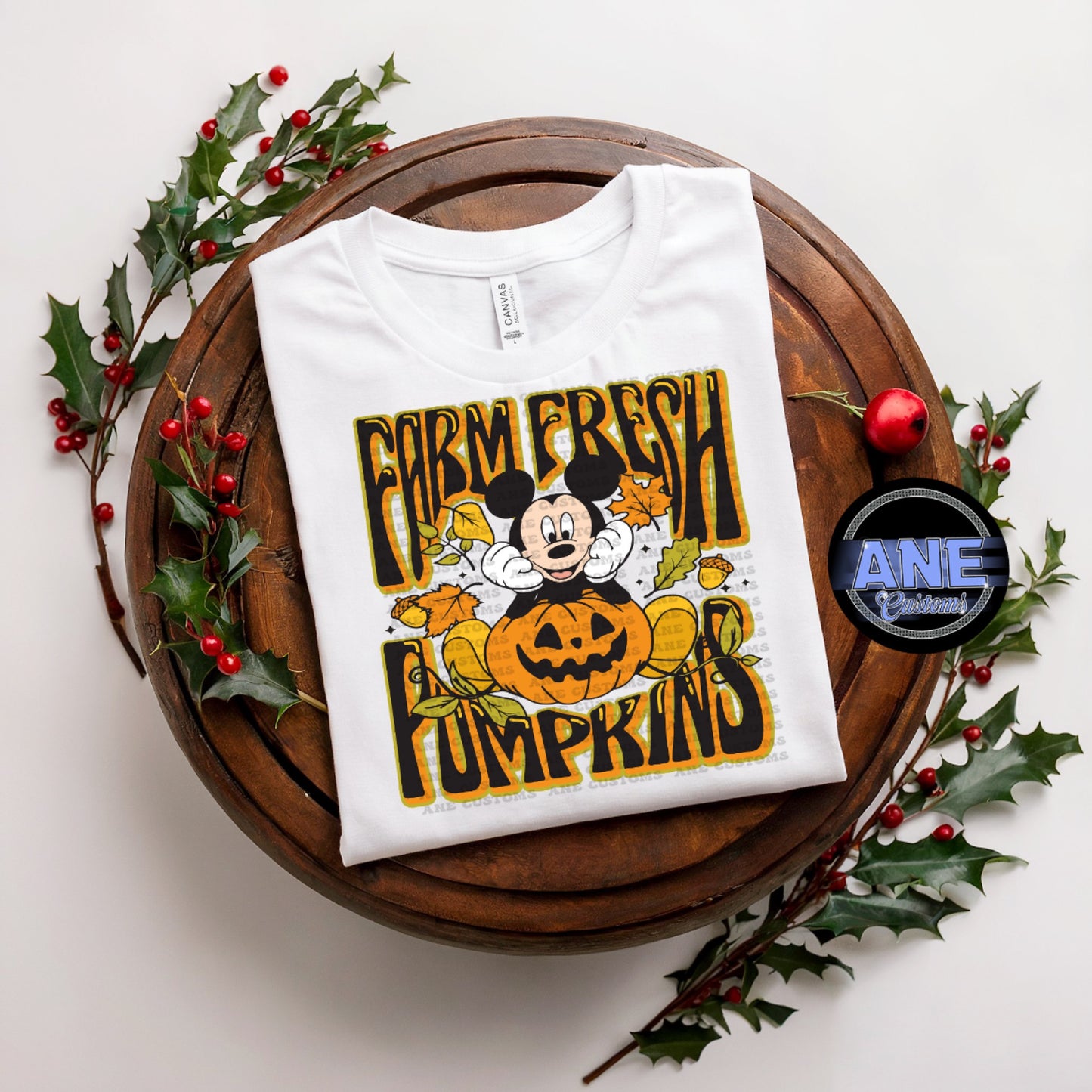 Fresh farm pumpkins