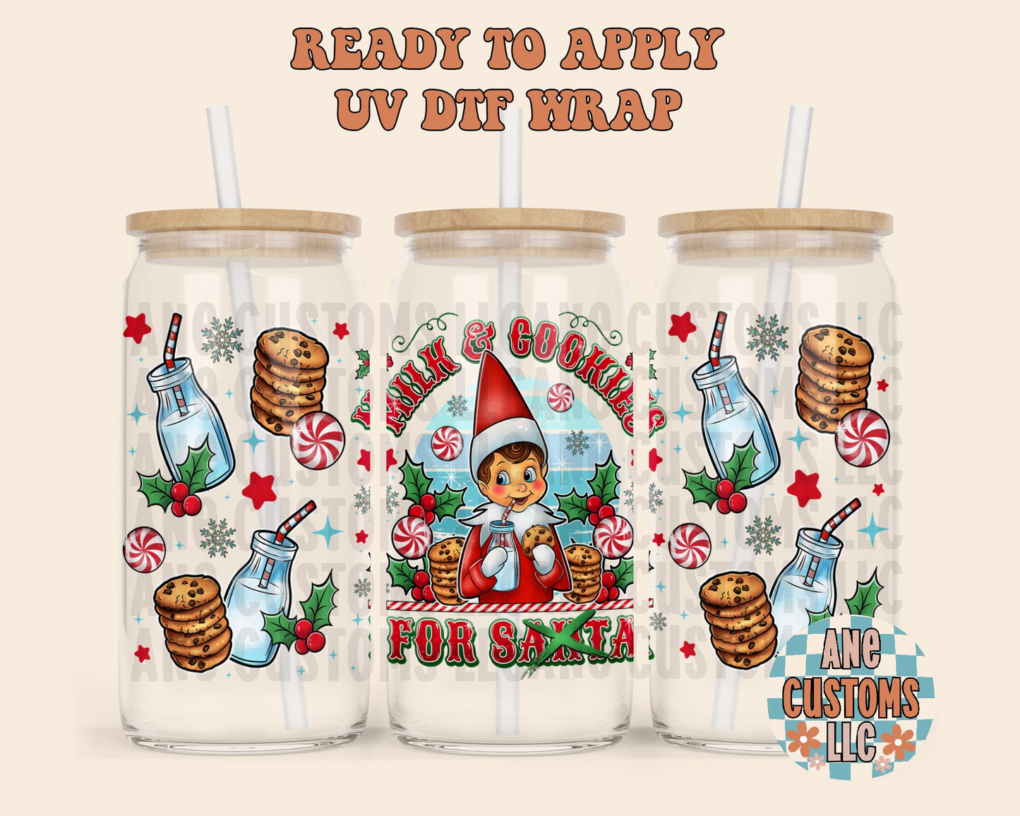 Milk & cookies for elf UVDTF