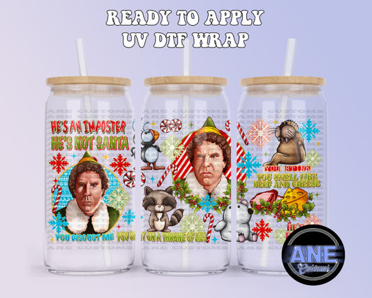 Hes not santa UVDTF WRAP