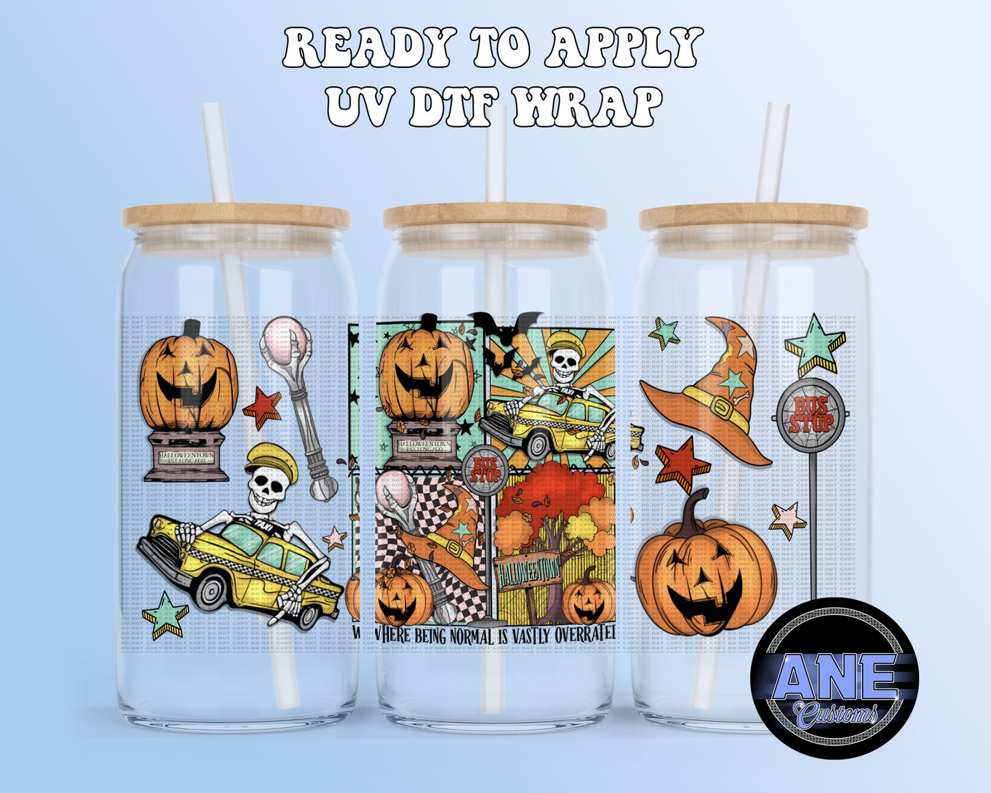 Halloween T UVDTF WRAP