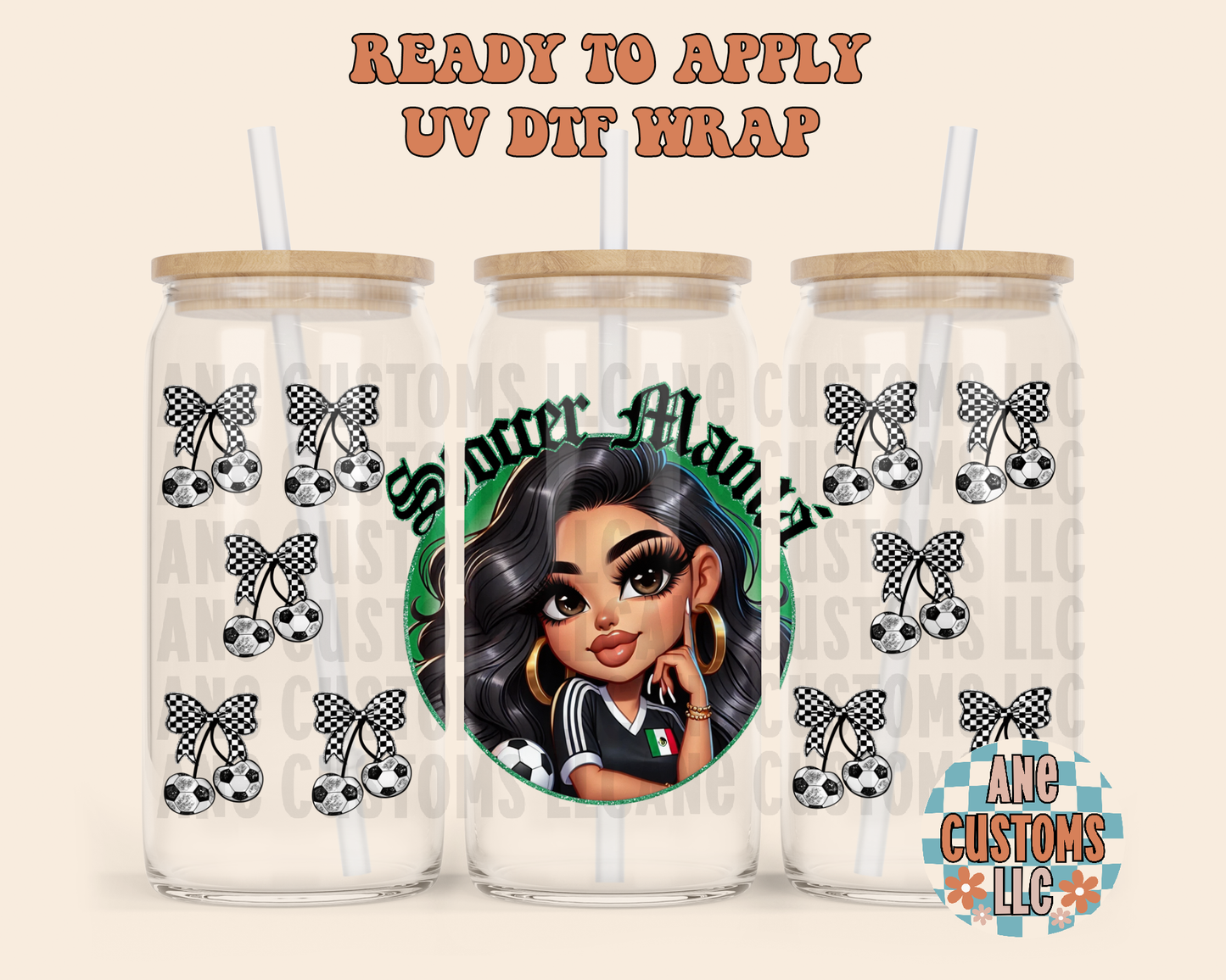 Soccer mama UVDTF WRAP