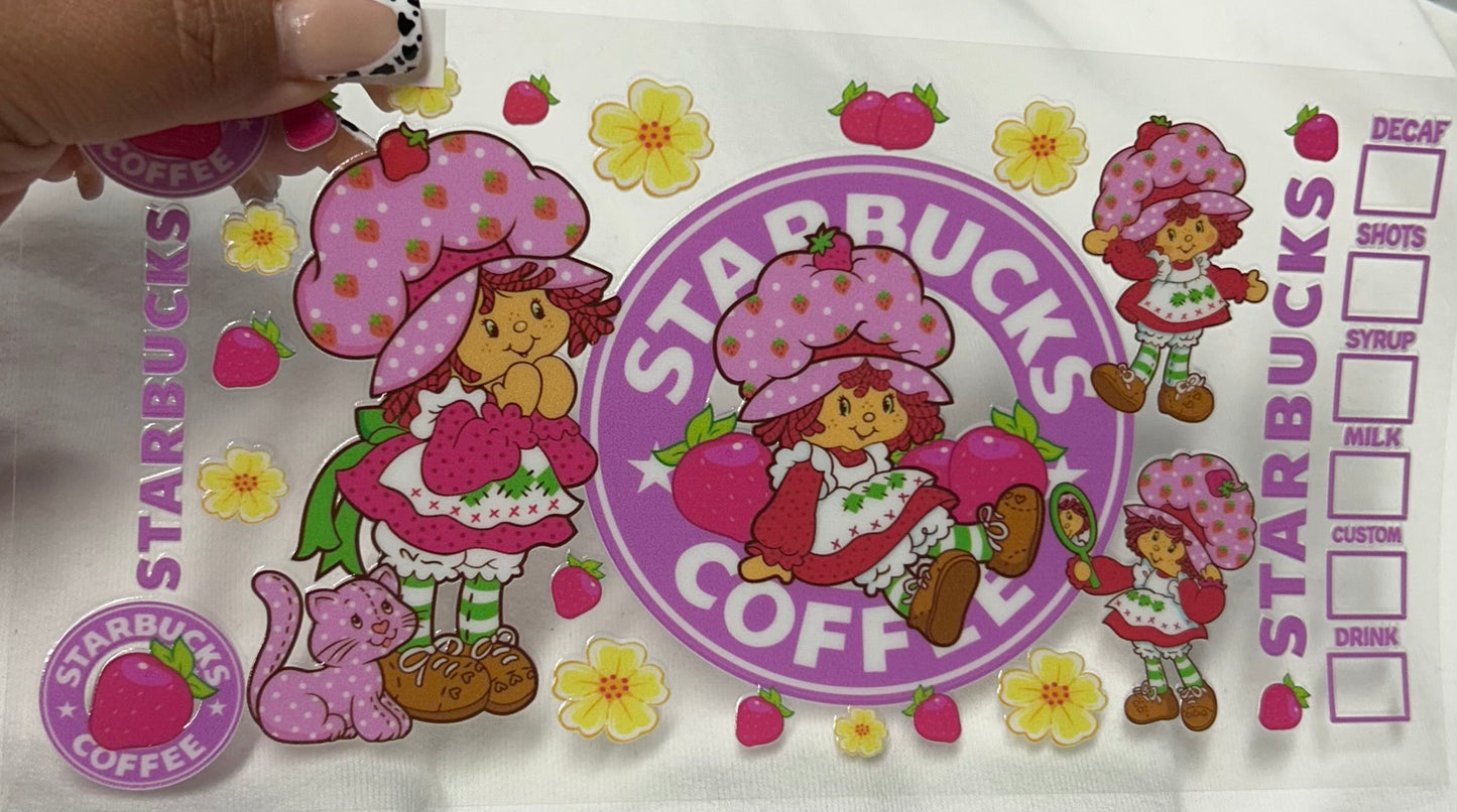 Strawberry girl UVDTF WRAP