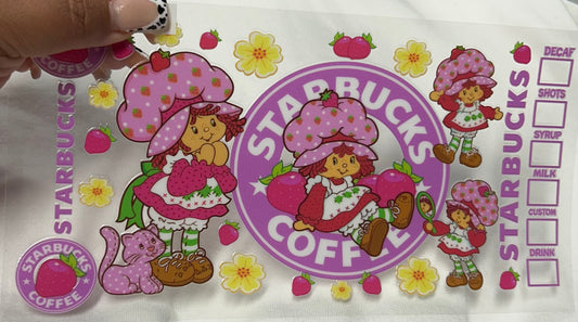 Strawberry girl UVDTF WRAP