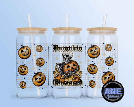 Pumpkin obsessed UVDTF WRAP