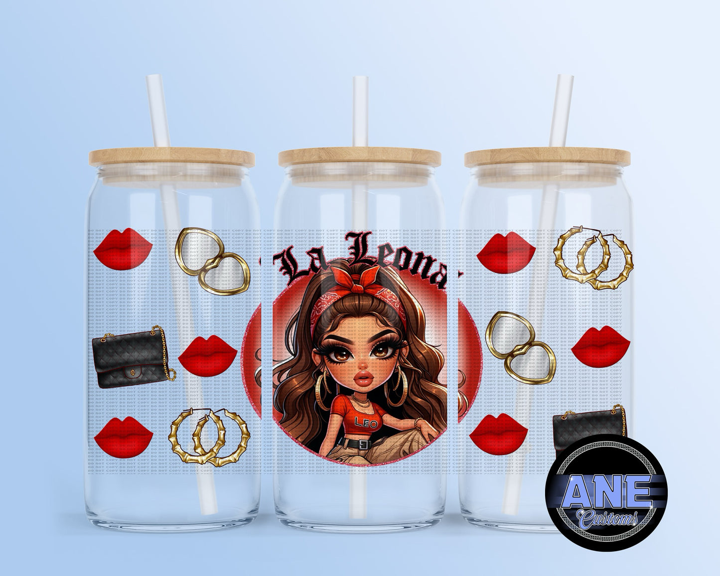 La leona red UVDTF WRAP