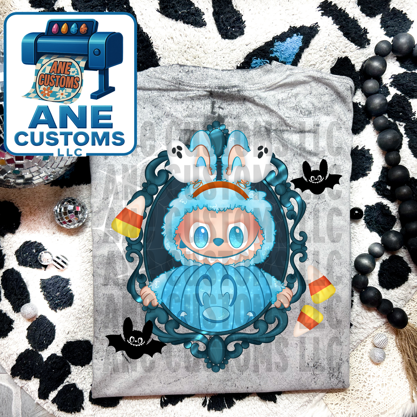 LBB pumpkin blue candy corn